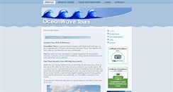 Desktop Screenshot of oceanwavetours.com